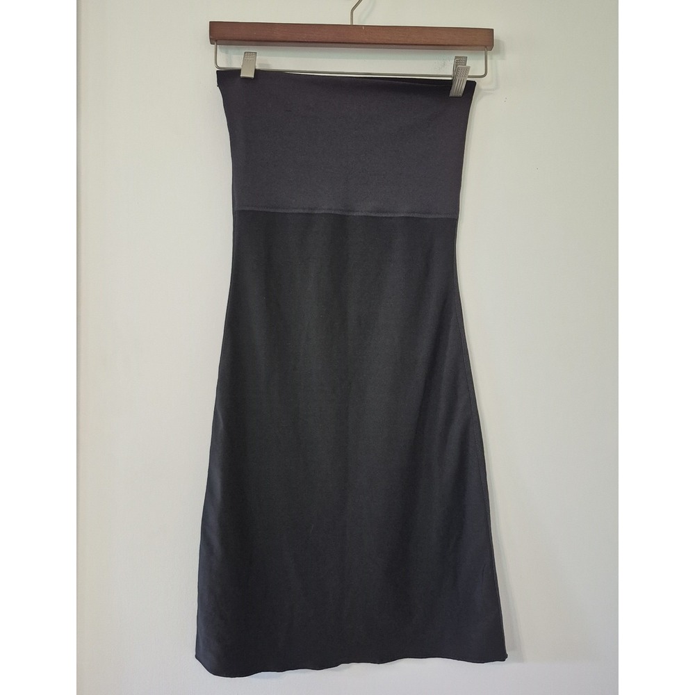 Spanx Strapless Shapewear M Slip Dress Black Tummy Control Slimming Body Shaper